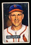 1951 Bowman Bb- #58 Enos Slaughter, Cardinals