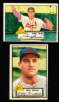 1952 Topps Bb- 2 Diff. Cardinals
