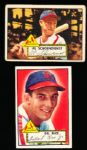 1952 Topps Bb- 2 Diff. Cardinals