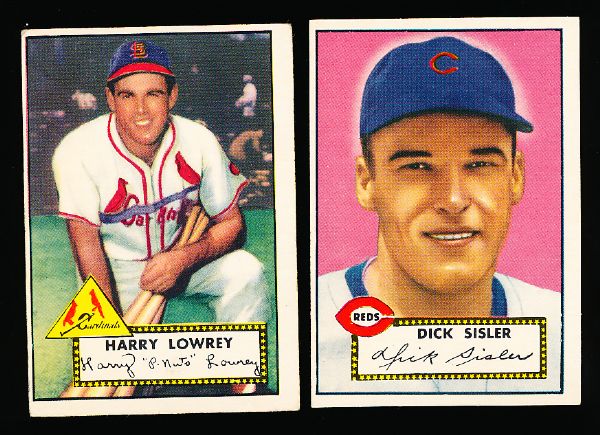 1952 Topps Bb- 2 Diff.