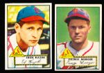 1952 Topps Bb- 2 Diff. Cardinals