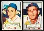 1952 Topps Bb- 2 Diff. Cardinals