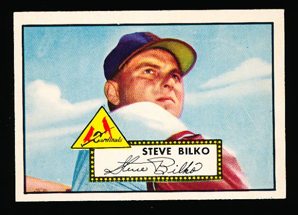 1952 Topps Bb- #287 Steve Bilko, Cardinals