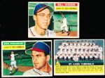1956 Topps Baseball- 3 Diff. Cardinals