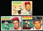 1956 Topps Baseball- 3 Diff.