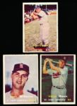 1957 Topps Baseball- 3 Diff. Cardinals