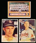 1957 Topps Baseball- 5 Diff. Cardinals