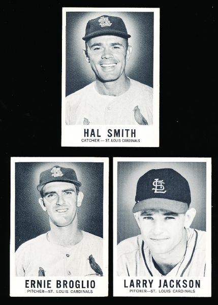 1960 Leaf Bb- 4 Diff. Cardinals