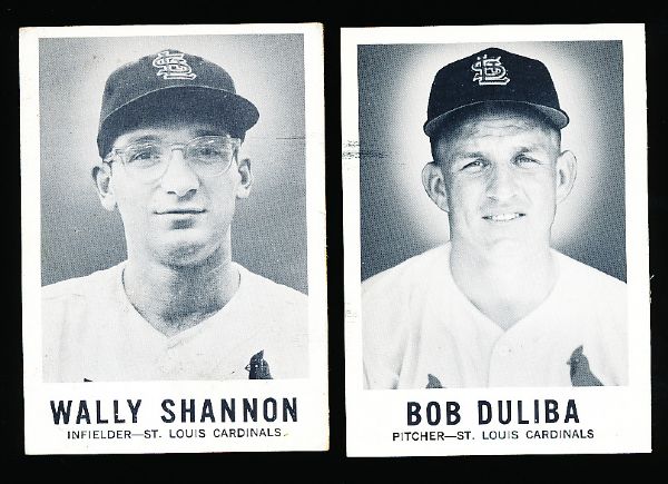1960 Leaf Bb- 2 Diff. Cardinal Hi#’s