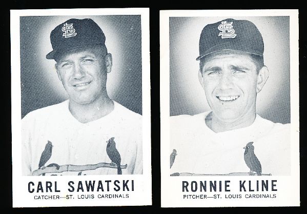 1960 Leaf Bb- 2 Diff. Cardinal Hi#’s