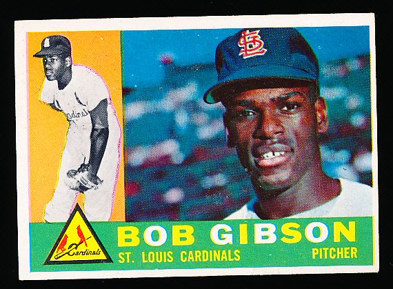 1960 Topps Bb- #73 Bob Gibson, Cardinals