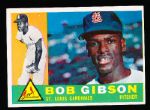 1960 Topps Bb- #73 Bob Gibson, Cardinals