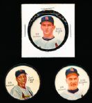 1962 Salada Baseball Coins- 3 Diff. Cardinals