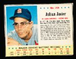 1963 Jello Bb- #159 Julian Javier, Cardinals