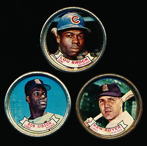 1964 Topps Bb Coins- 3 Diff.