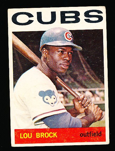 1964 Topps Bb- #29 Lou Brock, Cubs
