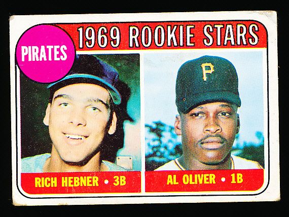 1969 Topps Bb- #82 Al Oliver RC- 5 Cards