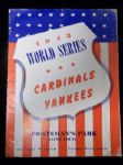 1943 World Series Baseball Program- New York Yankees at St. Louis Cardinals