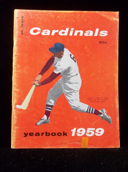1959 St. Louis Cardinals Yearbook
