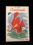 1959 St. Louis Cardinals Scorecard vs. Pirates