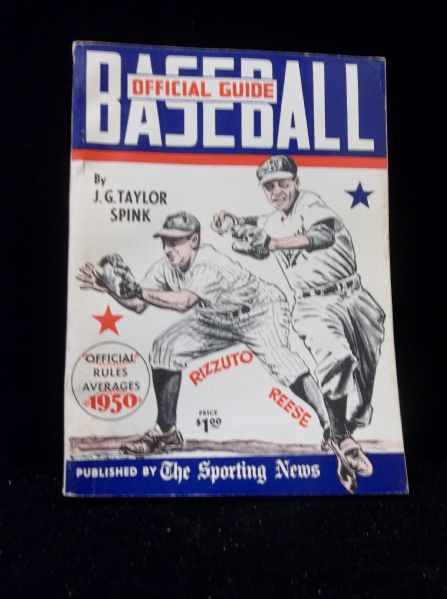 1950 Sporting News Baseball Guide- Rizzuto/ Reese Cover