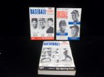 1965, 1966, 1967 The Sporting News Baseball Guides