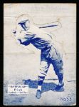 1934-36 Batter Up Bb- #33 Frankie Frisch, Cardinals- Blue-ish tint