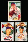 1952 Bowman Bb- 5 Diff. Cardinals