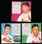 1952 Red Man- No Tabs- 4 Diff. Cardinals