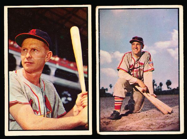 1953 Bowman Bb- Color- 2 Diff.