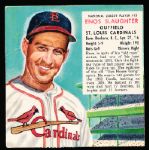 1953 Red Man Bb- No Tab- NL #13 Enos Slaughter, Cardinals