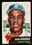 1953 Topps Bb- #1 Jackie Robinson, Dodgers
