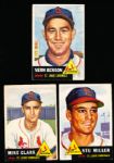 1953 Topps Bb- 3 Diff. Cardinals