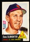 1953 Topps Bb- #41 Enos Slaughter, Cardinals