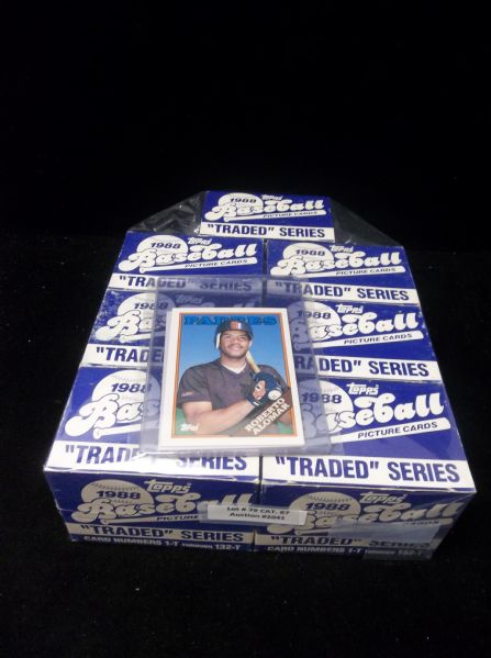 1988 Topps Traded Baseball Factory Sets of 132 Cards- 7 Sets