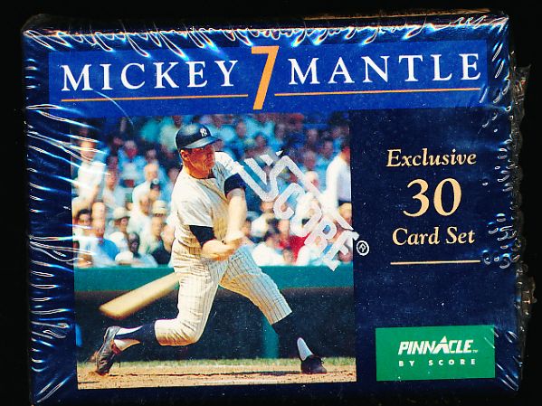 1992 Pinnacle Bb- “Mickey Mantle” 30-Card Boxed Factory Sealed Set