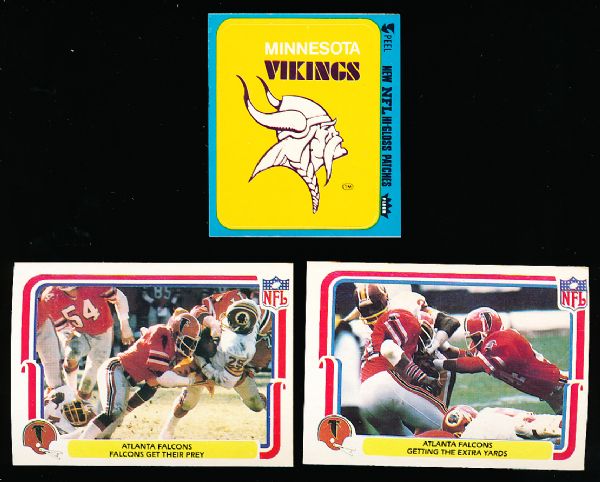 1980 Fleer Team Action Football Complete Set of 70+ 37 Diff. Stickers