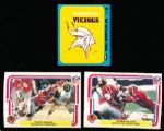 1980 Fleer Team Action Football Complete Set of 70+ 37 Diff. Stickers