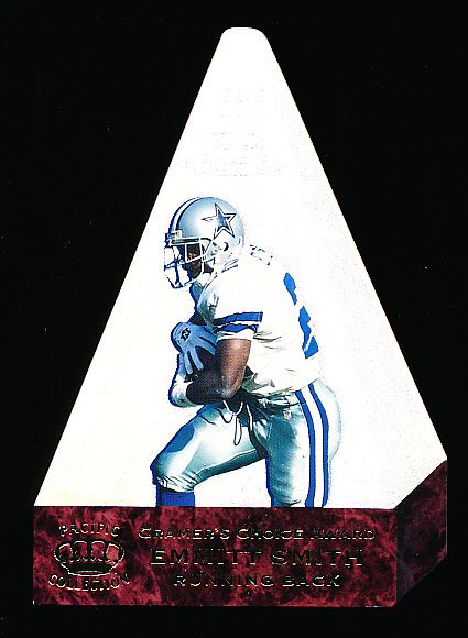 1996 Pacific Ftbl.- “Cramer’s Choice” Insert- #CC1 Emmitt Smith, Cowboys