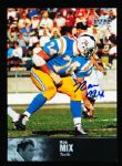 1997 Upper Deck Legends Ftbl.- “Autographs”- #AL52 Ron Mix, Chargers