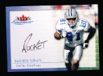 2000 Fleer Tradition Ftbl.- “Autographics”- Raghib Ismail, Cowboys