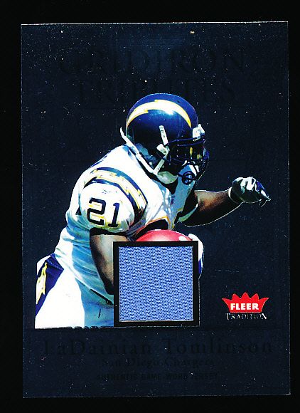 2004 Fleer Tradition Ftbl.- “Gridiron Tributes Game Used”- #GT-LT LaDainian Tomlinson, Chargers