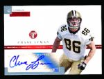 2005 Topps Pristine Ftbl.- “Personal Endorsements Autographs”- #PEC-CL Chase Lyman, Saints- #1121/1,500