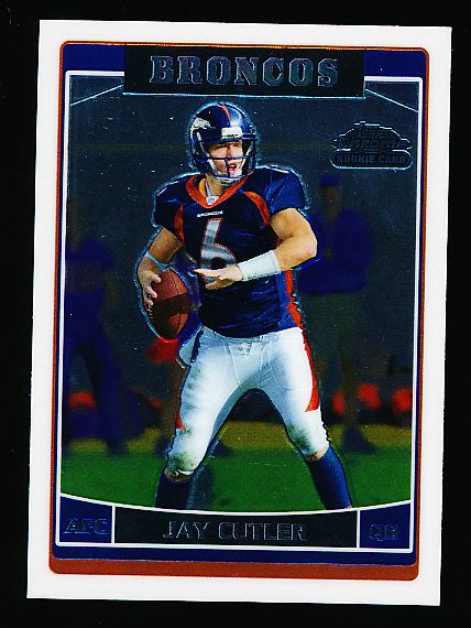 2006 Topps Chrome Ftbl.- #229 Jay Cutler RC, Broncos- 3 Cards