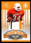 2008 Donruss Classics Ftbl.- “Old School Colors Jerseys Prime”- #OSC4 Thurman Thomas, Oklahoma State- #19/25