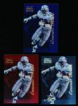 1996 Select Certified Ftbl. #27 Emmitt Smith, Cowboys- 5 Diff. Cards