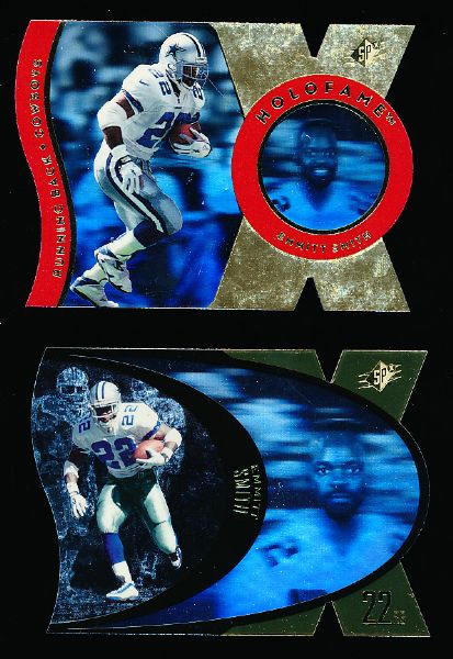 1997 SPx Ftbl.- Emmitt Smith- 2 Diff. Cards