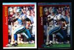 1997 Topps Chrome Ftbl. #81 Emmitt Smith- 2 Diff. Cards