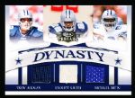 2008 Donruss Threads Ftbl. “Dynasty Materials” #5 T. Aikman / E. Smith/ Irvin