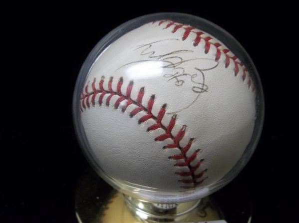 Andy Benes Autographed Official NL Leonard Coleman Baseball